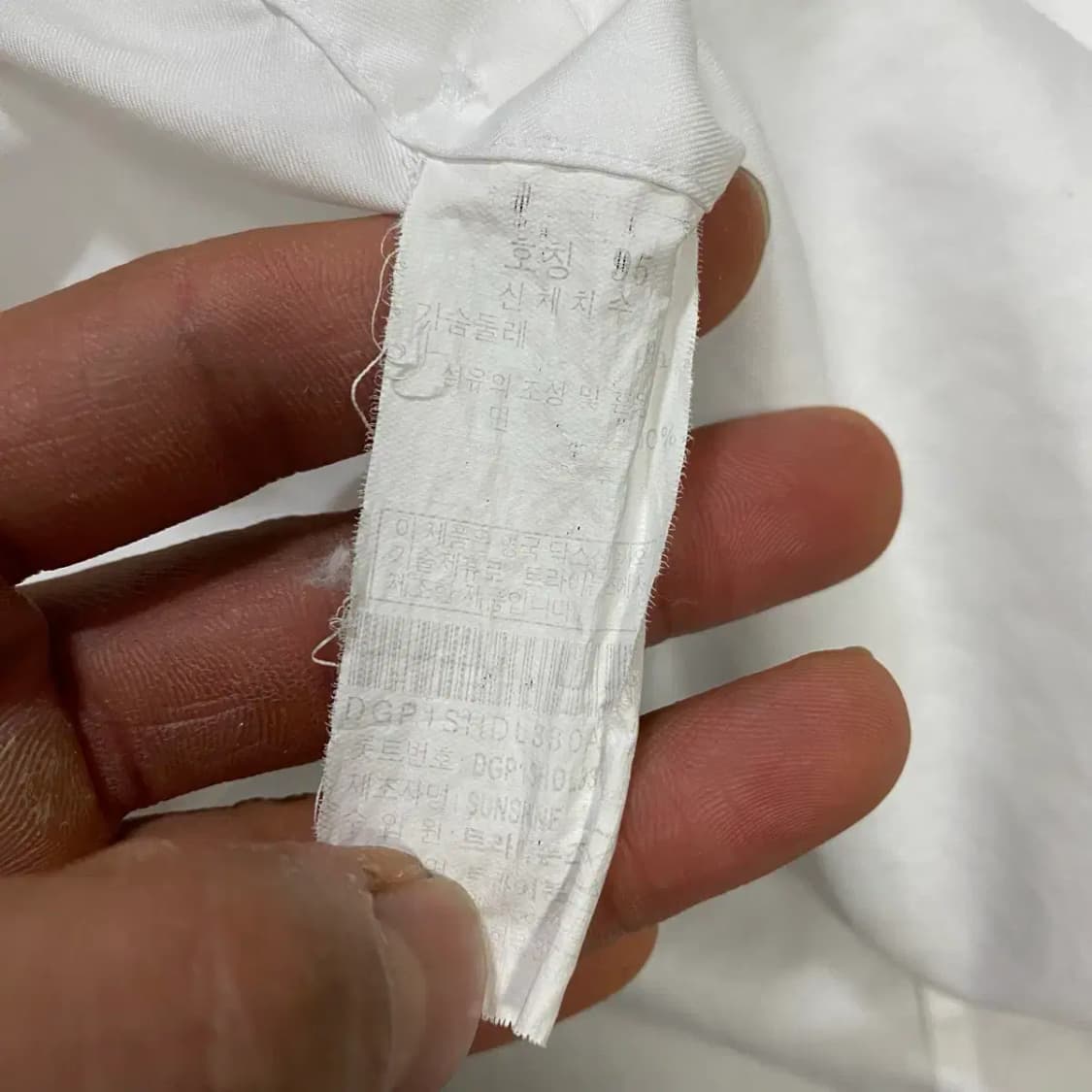 닥스 런던 화이트 셔츠 슬림핏 95 상품이미지4