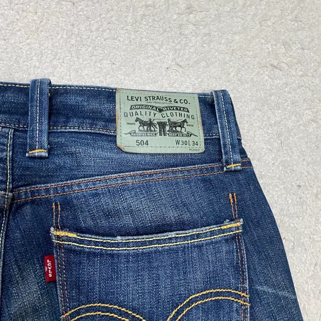 리바이스 504 청바지 데님 팬츠 30인치 상품이미지6