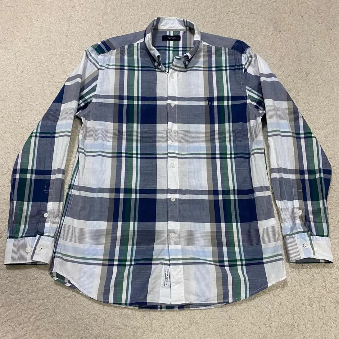 헤지스 체크 긴팔 셔츠 100 상품이미지1