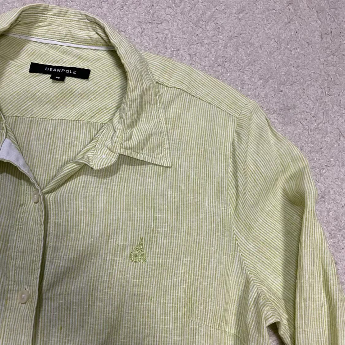 빈폴 린넨 셔츠 스트라이프 여성 95 상품이미지2