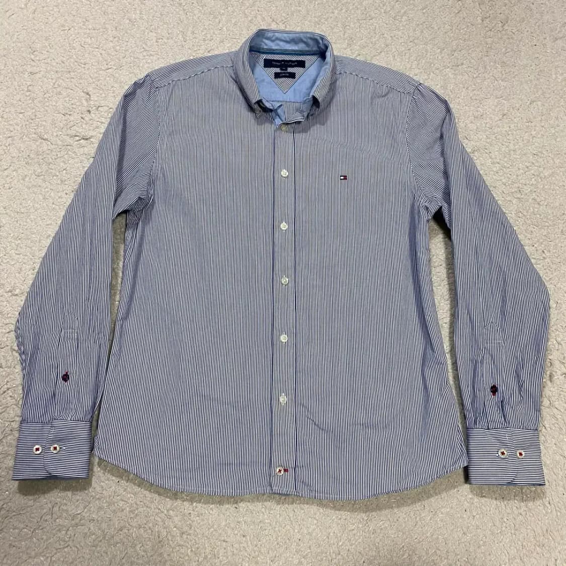 타미힐피거 스트라이프 셔츠 m 상품이미지1