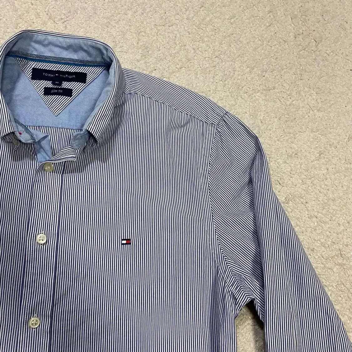 타미힐피거 스트라이프 셔츠 m 상품이미지2