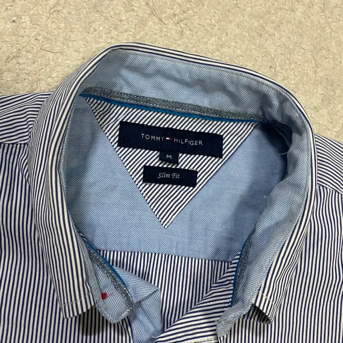 타미힐피거 스트라이프 셔츠 m 상품이미지3