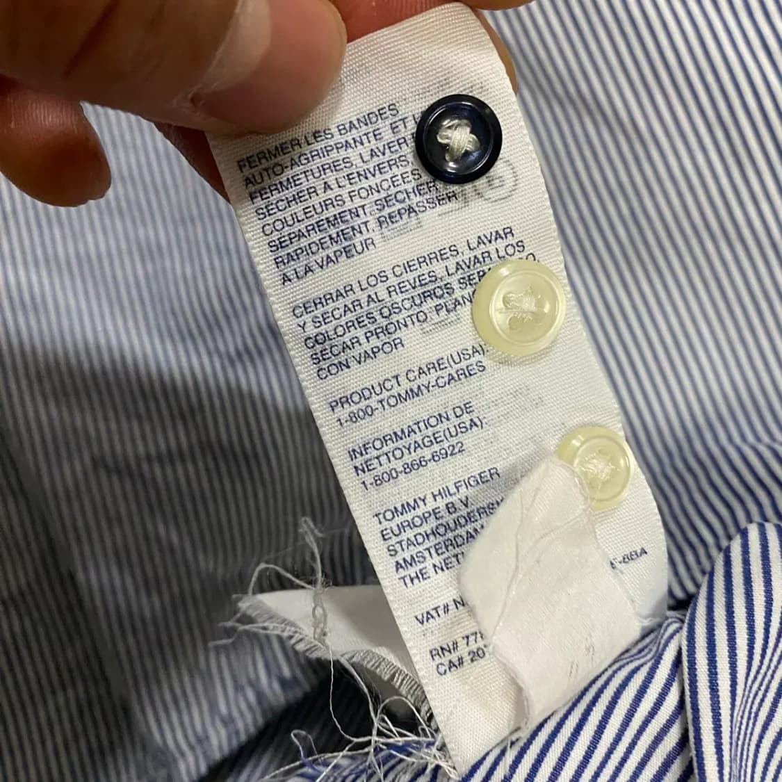 타미힐피거 스트라이프 셔츠 m 상품이미지4