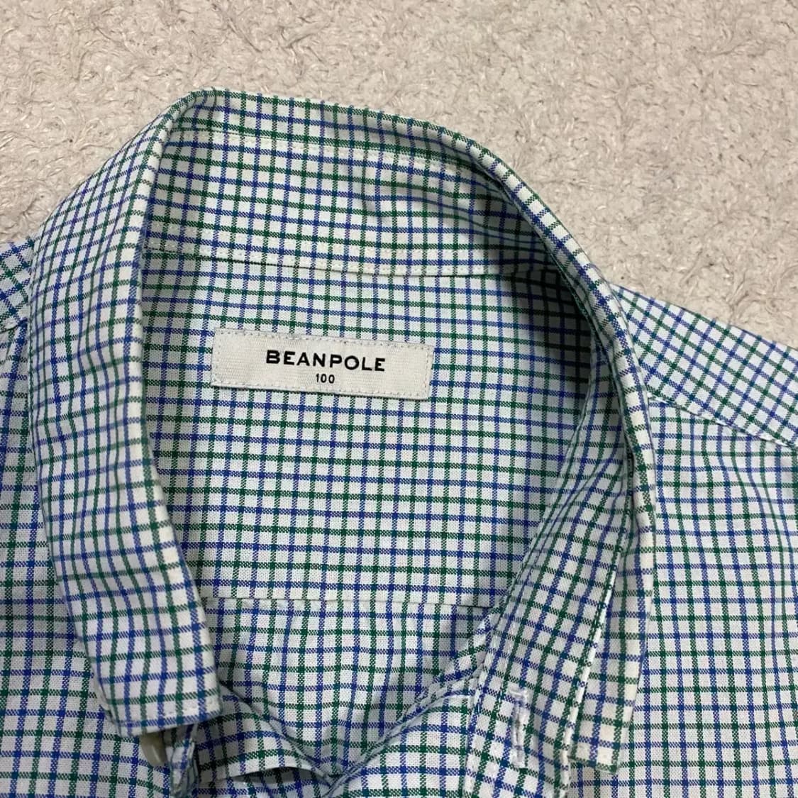 빈폴 체크 긴팔 셔츠 100 상품이미지3