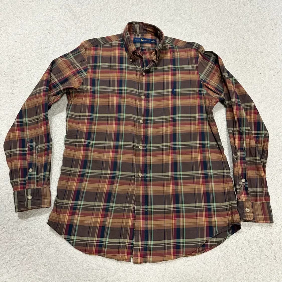 폴로 랄프로렌 체크 긴팔 셔츠 s 상품이미지1