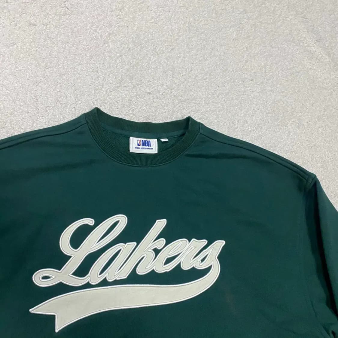 NBA 레이커스 맨투맨 티셔츠 그린 m 상품이미지2
