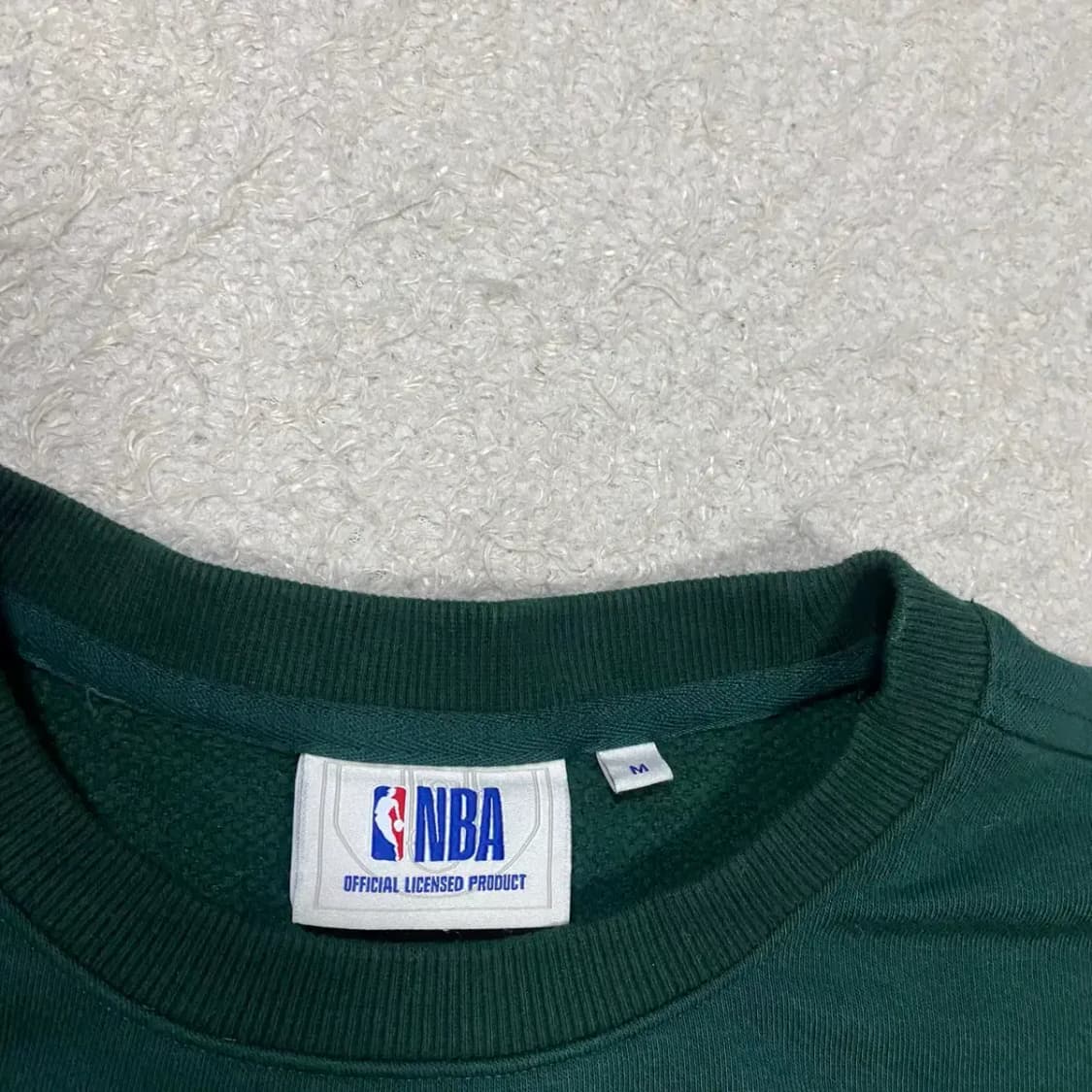 NBA 레이커스 맨투맨 티셔츠 그린 m 상품이미지3