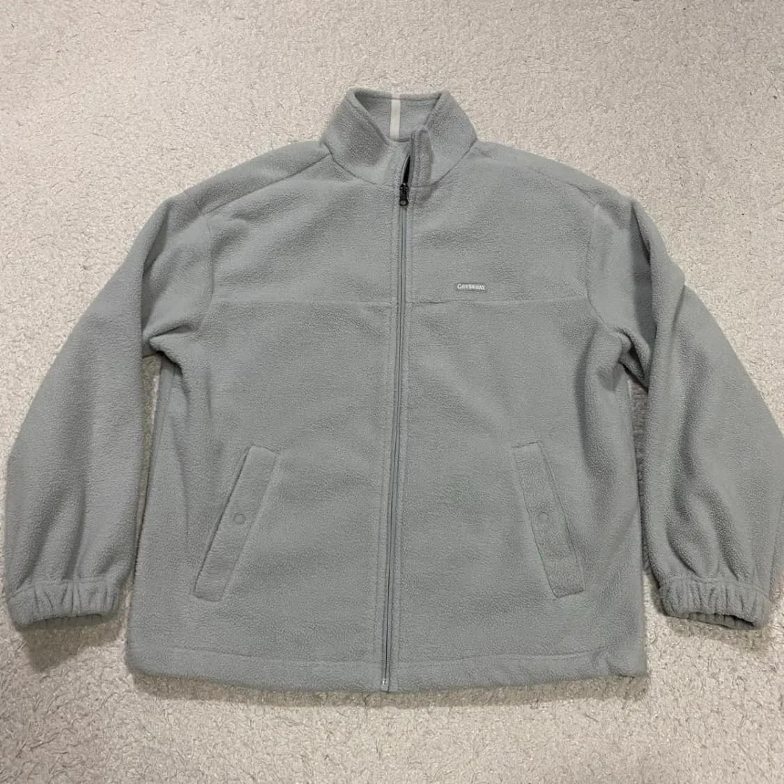 커버낫 후리스 플리스 집업 자켓 회색 s 상품이미지1