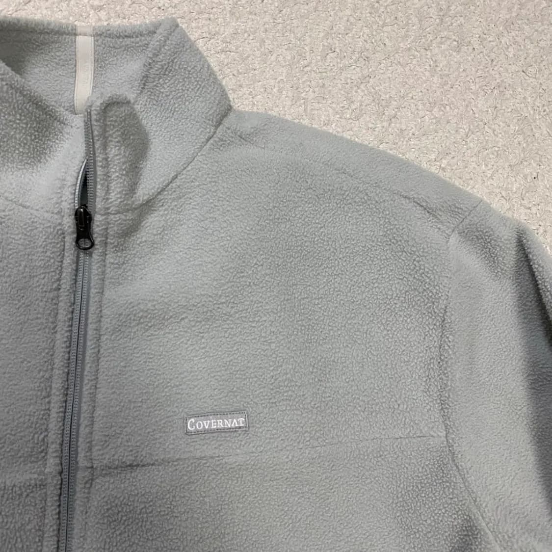 커버낫 후리스 플리스 집업 자켓 회색 s 상품이미지2