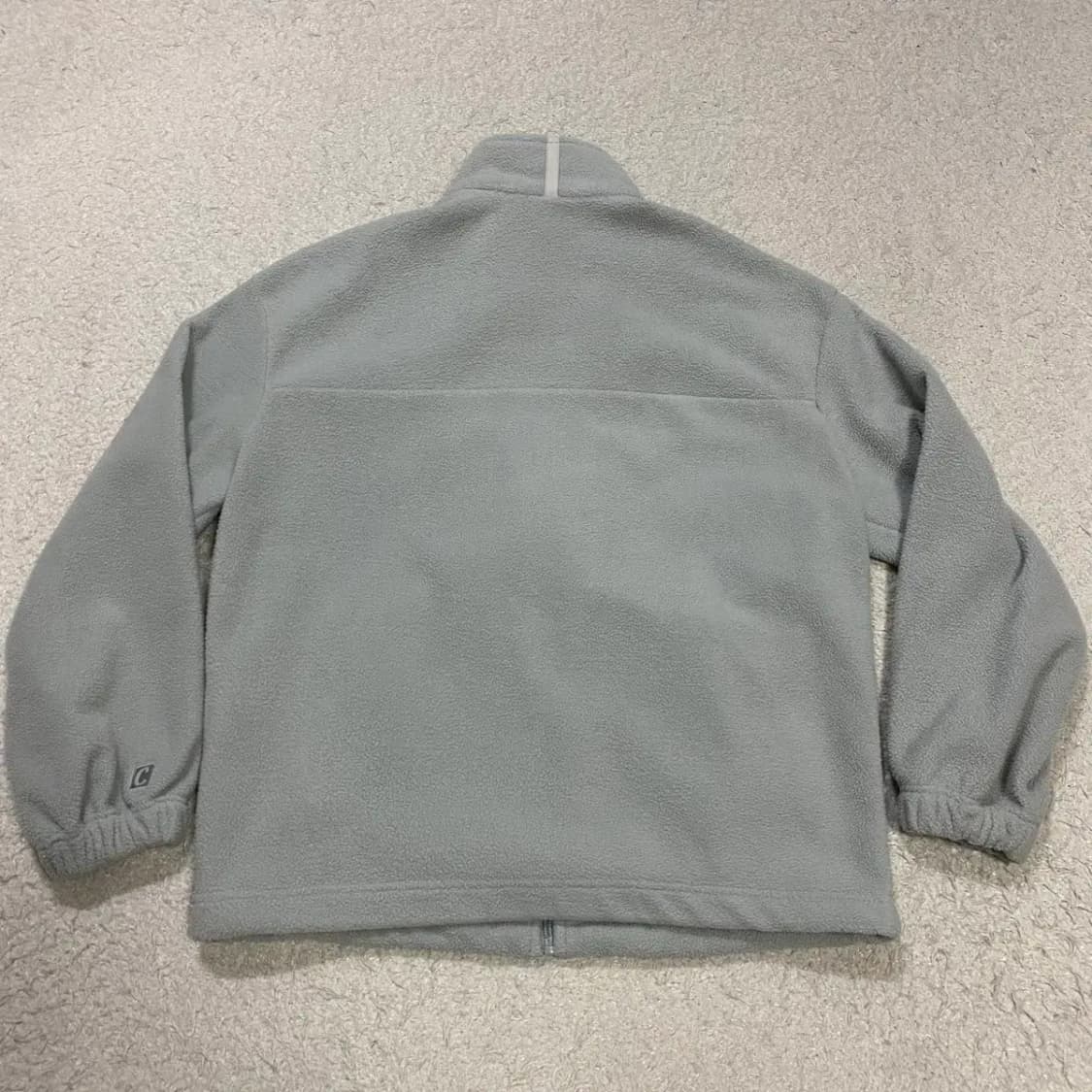 커버낫 후리스 플리스 집업 자켓 회색 s 상품이미지5