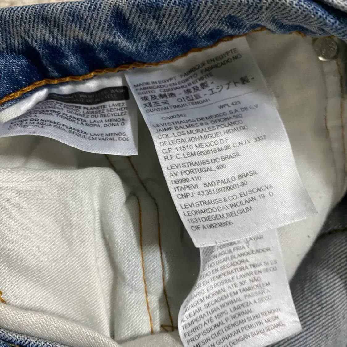 리바이스 511 청바지 데님 팬츠 34인치 상품이미지3