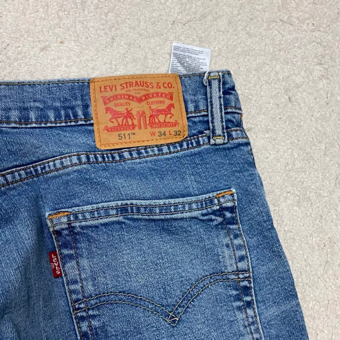 리바이스 511 청바지 데님 팬츠 34인치 상품이미지8