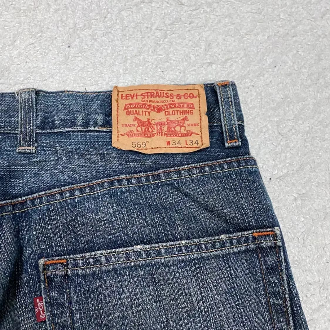 리바이스 569 청바지 데님 팬츠 32인치 상품이미지4