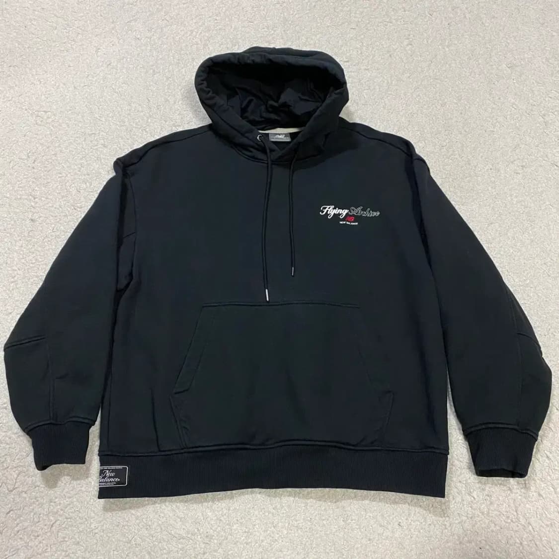 뉴발란스 Flying Archive 후드티 블랙 기모 L 100 상품이미지1