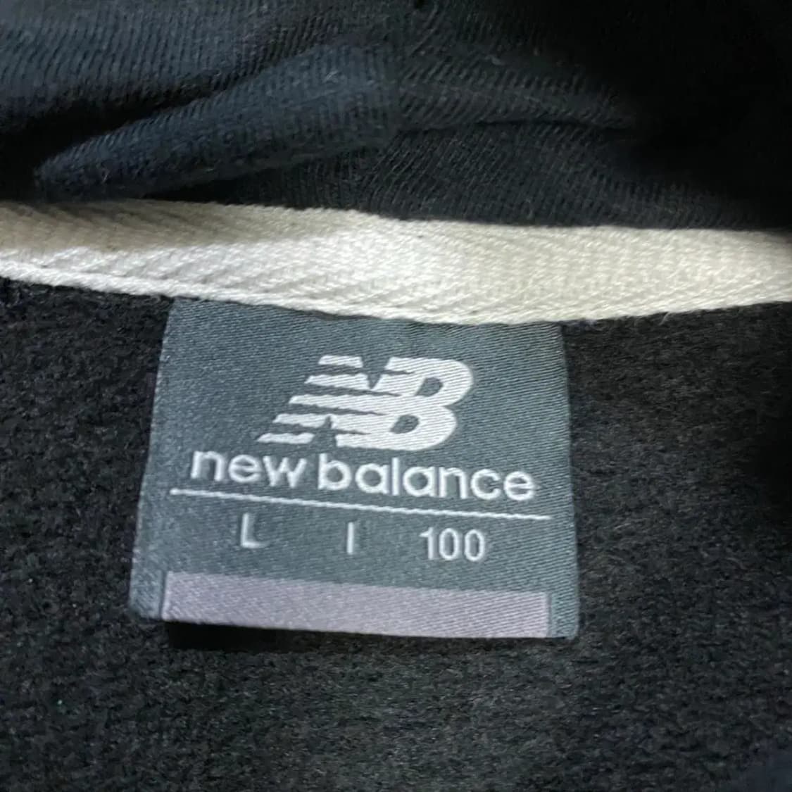 뉴발란스 Flying Archive 후드티 블랙 기모 L 100 상품이미지3