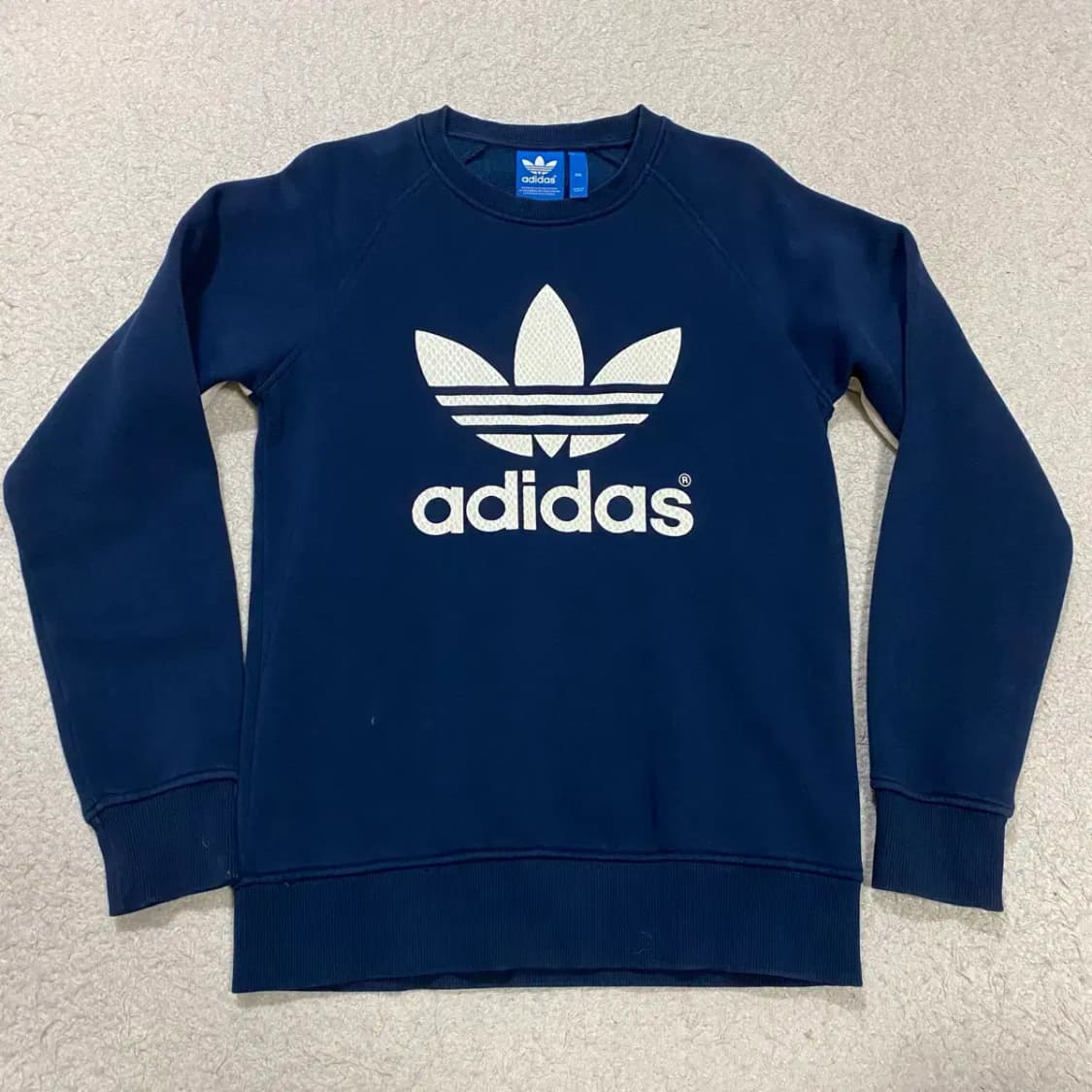 아디다스 트레포일 네이비 맨투맨 기모 s 90 상품이미지1