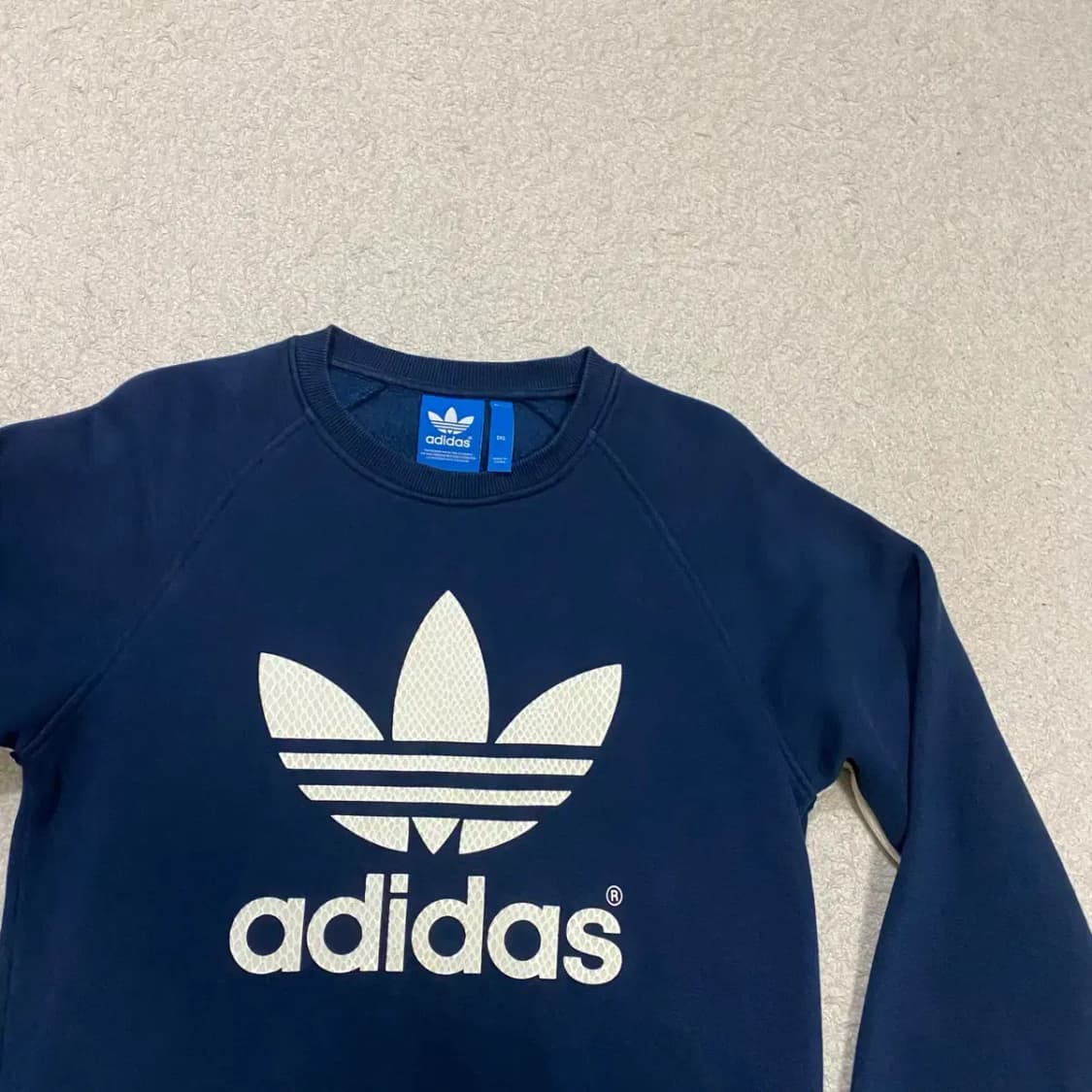 아디다스 트레포일 네이비 맨투맨 기모 s 90 상품이미지3
