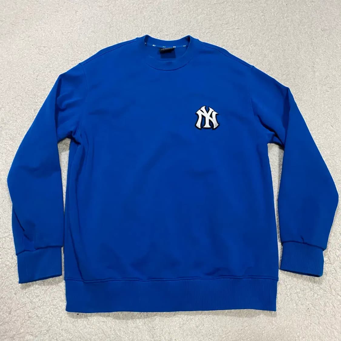 MLB 뉴욕 양키스 블루 맨투맨 티셔츠 xl 105 상품이미지1