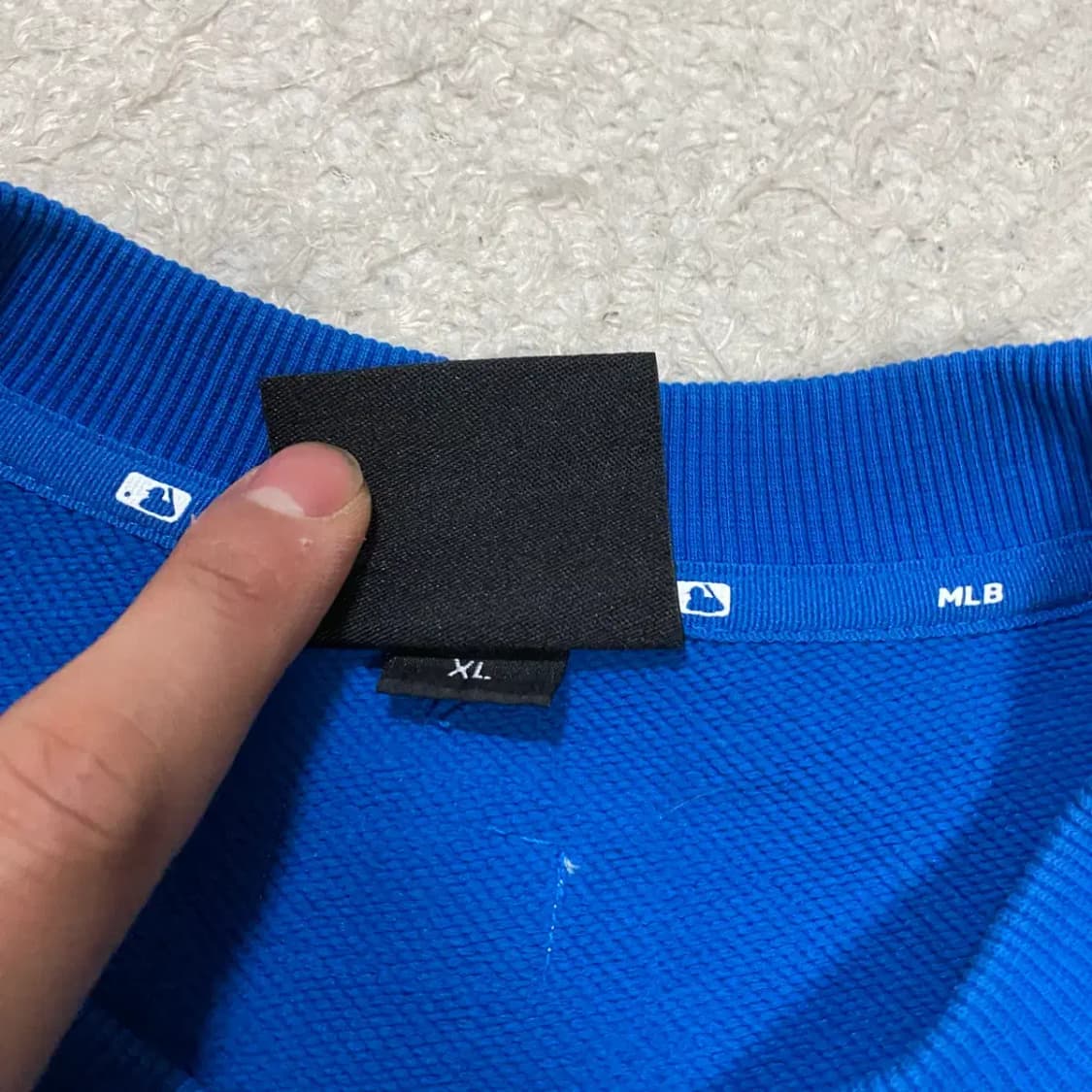 MLB 뉴욕 양키스 블루 맨투맨 티셔츠 xl 105 상품이미지3