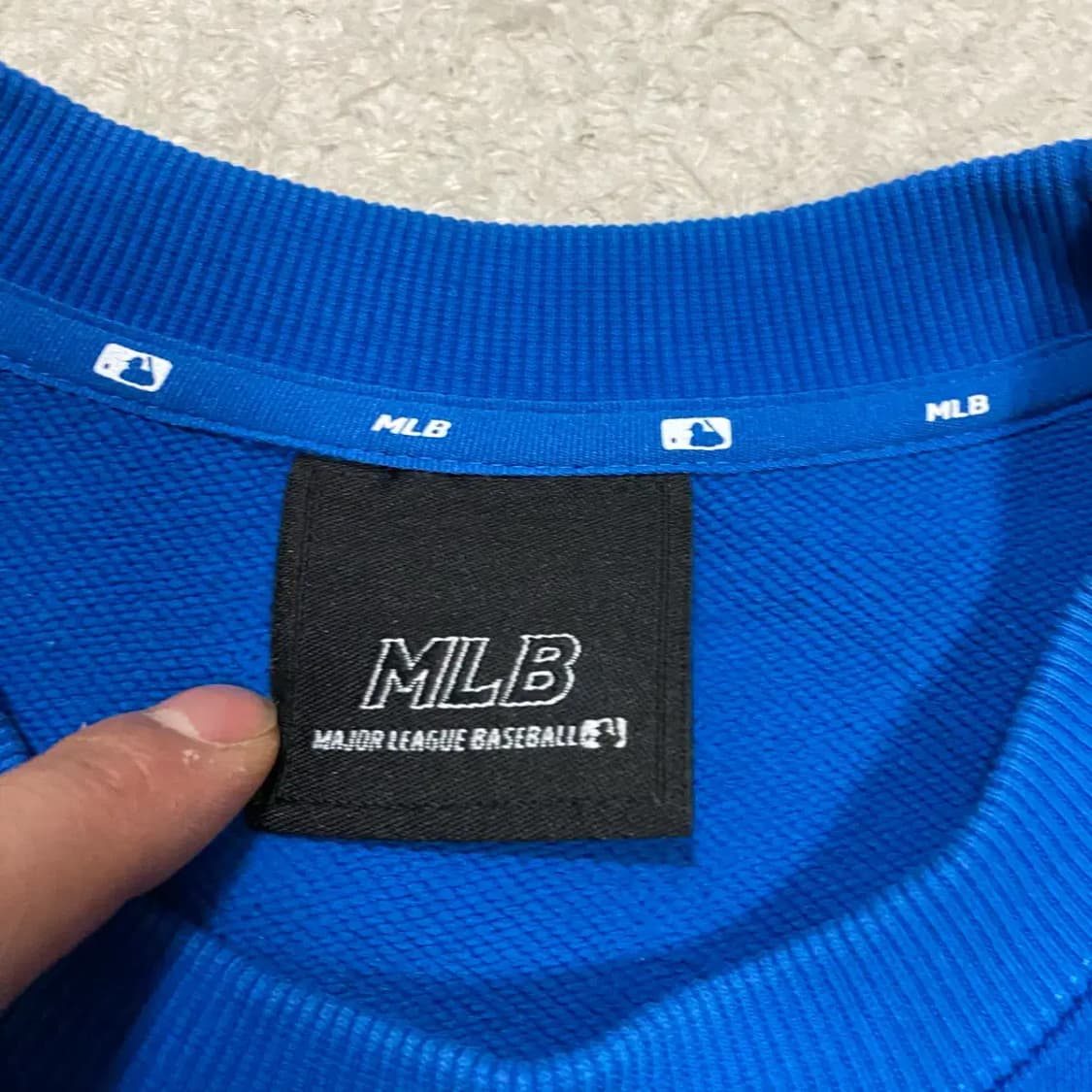 MLB 뉴욕 양키스 블루 맨투맨 티셔츠 xl 105 상품이미지5