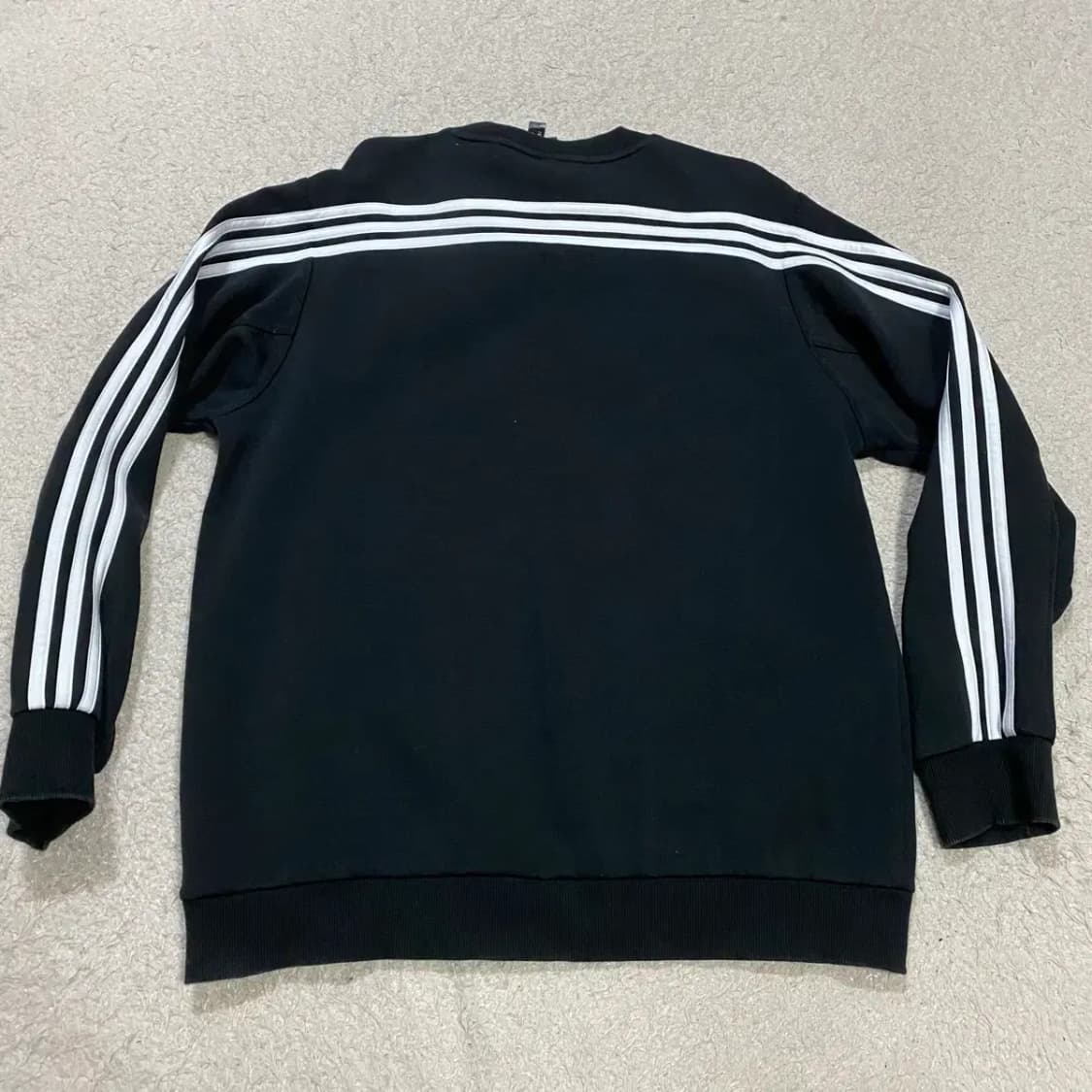 아디다스 삼선 블랙 맨투맨 티셔츠 3xl 상품이미지5