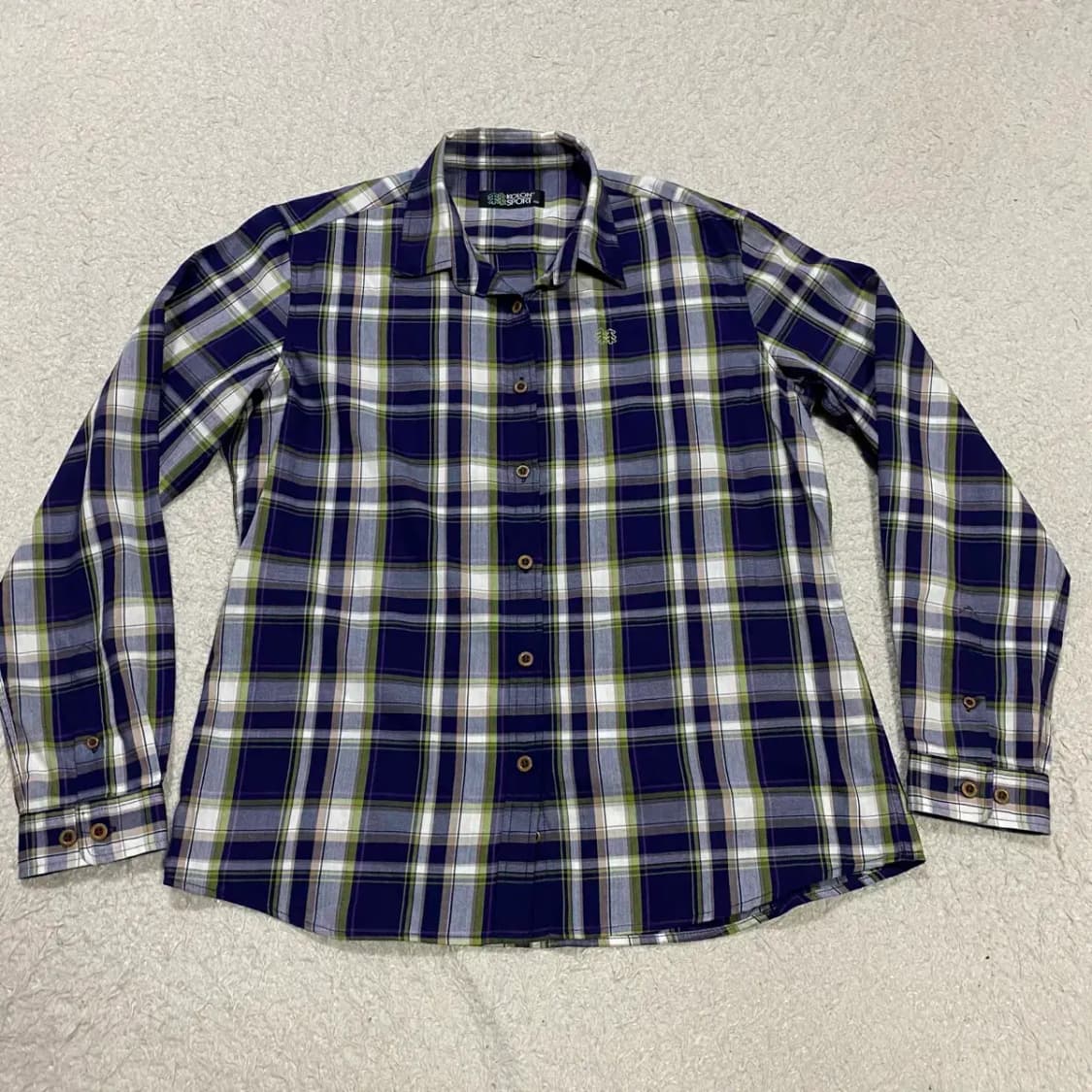 코오롱스포츠 체크 긴팔 셔츠 100 상품이미지1