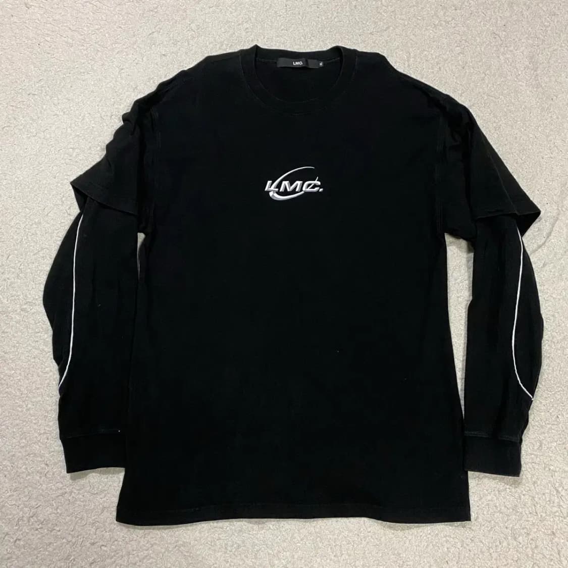 LMC 레이어드 블랙 긴팔티셔츠 xl 상품이미지1