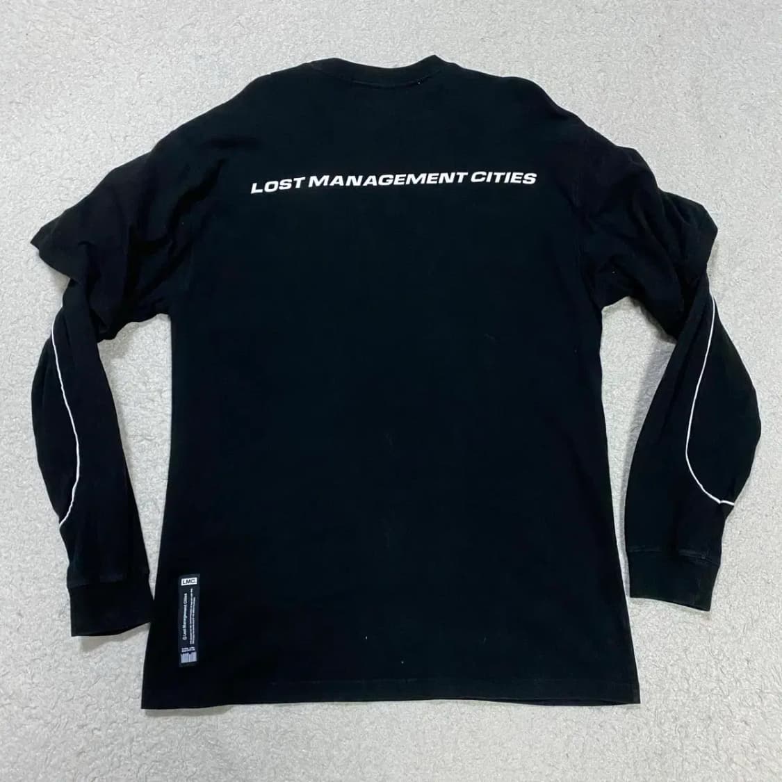 LMC 레이어드 블랙 긴팔티셔츠 xl 상품이미지5