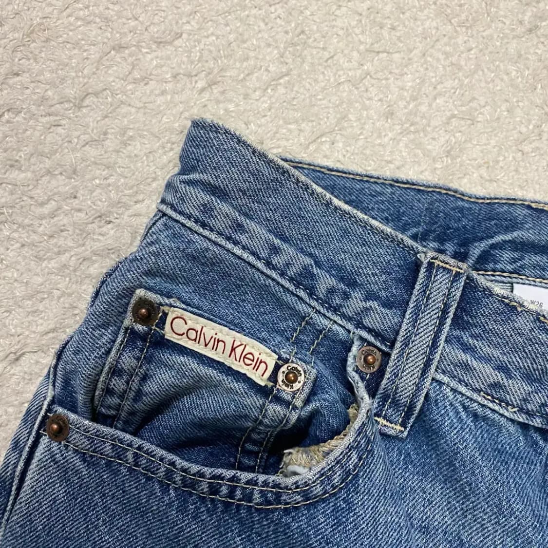 캘빈클라인 청바지 데님 팬츠 여성 26인치 상품이미지3