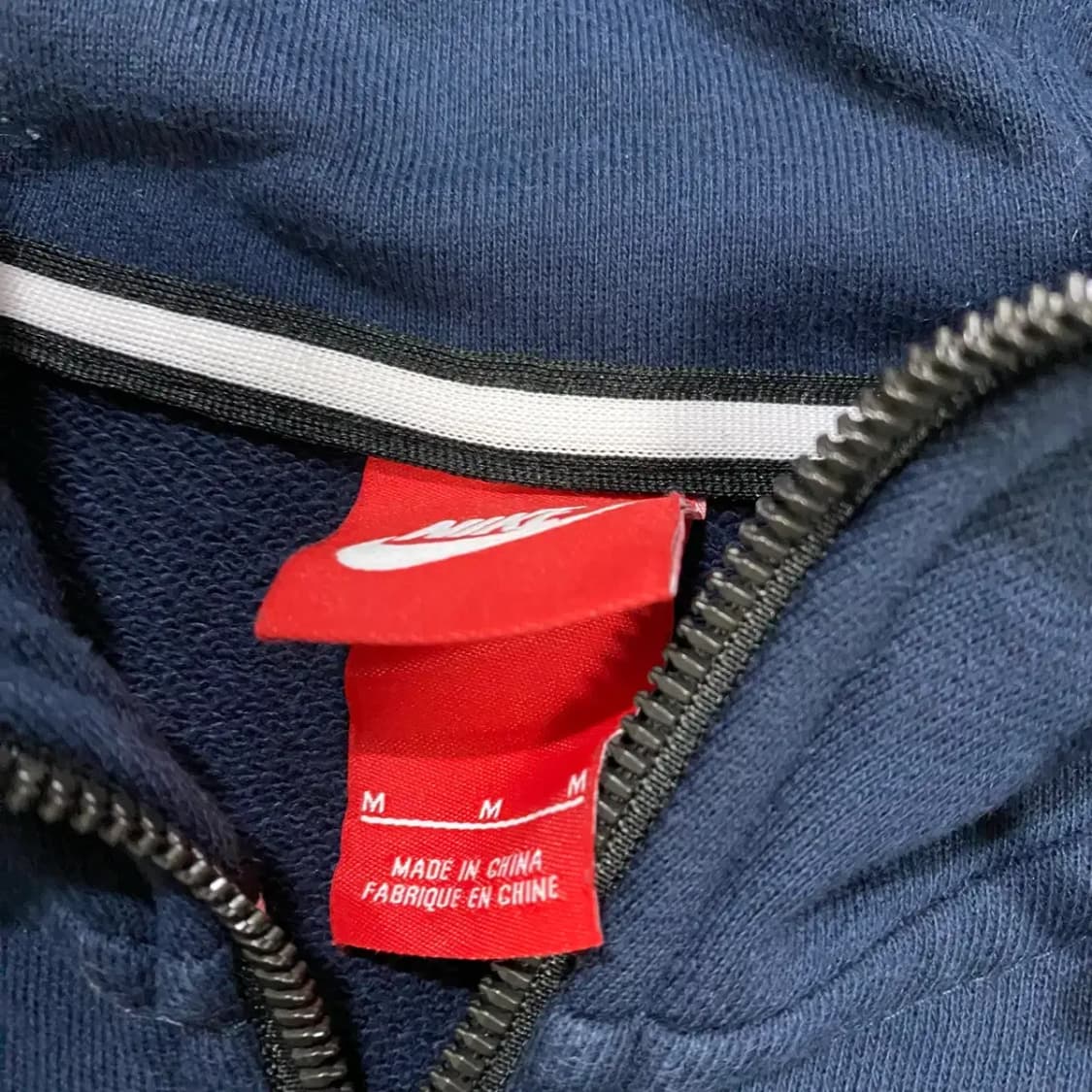 나이키 네이비 하프집업 후드티 m 95 상품이미지3