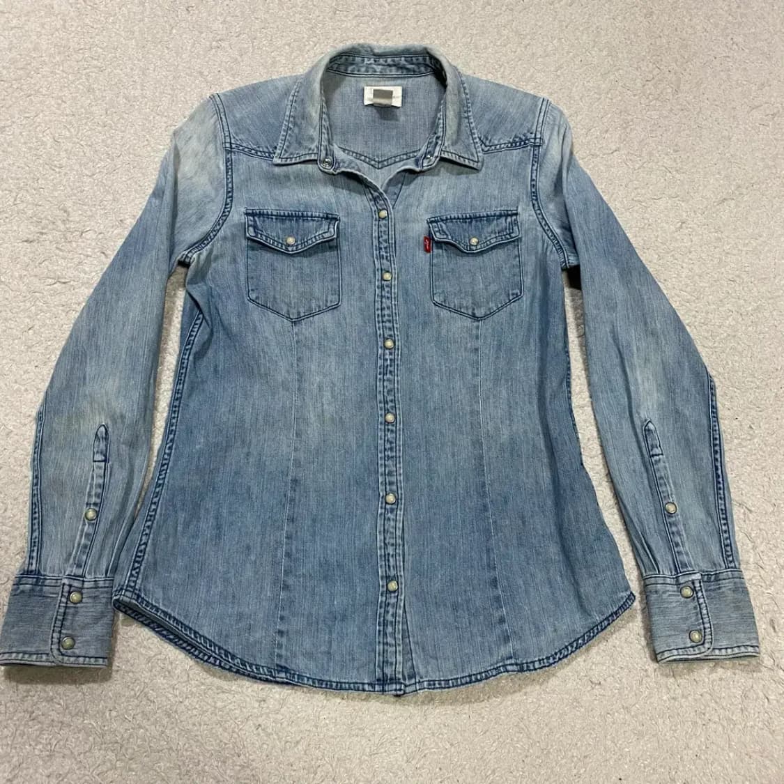 리바이스 여성 데님 셔츠 청남방 s 상품이미지1