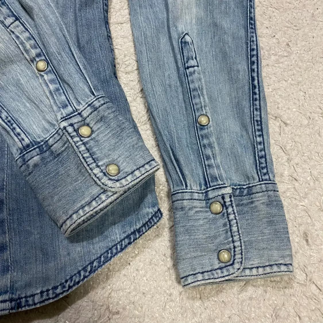 리바이스 여성 데님 셔츠 청남방 s 상품이미지5