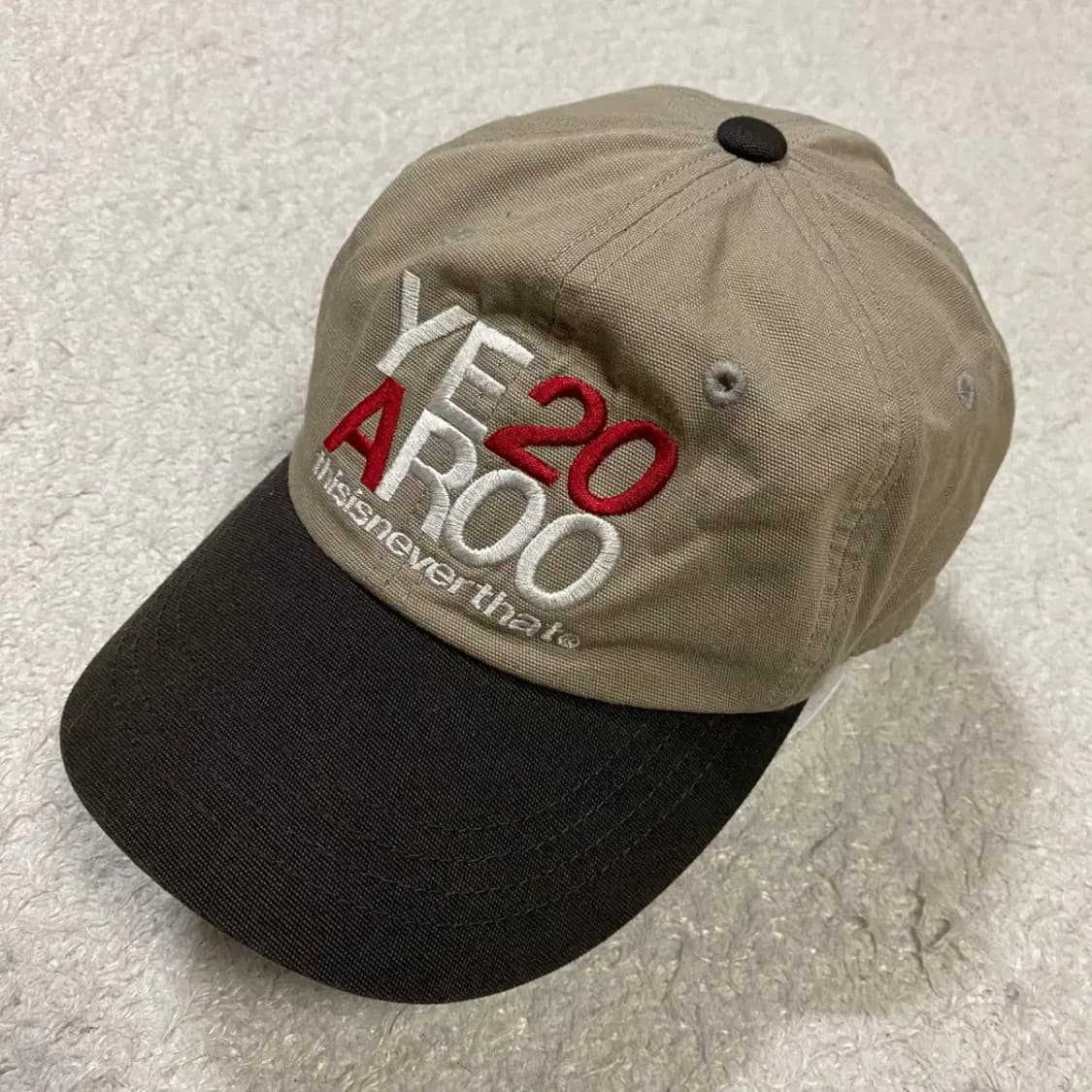 디스이즈네버댓 YE20AROO 볼캡 모자 카키 상품이미지1