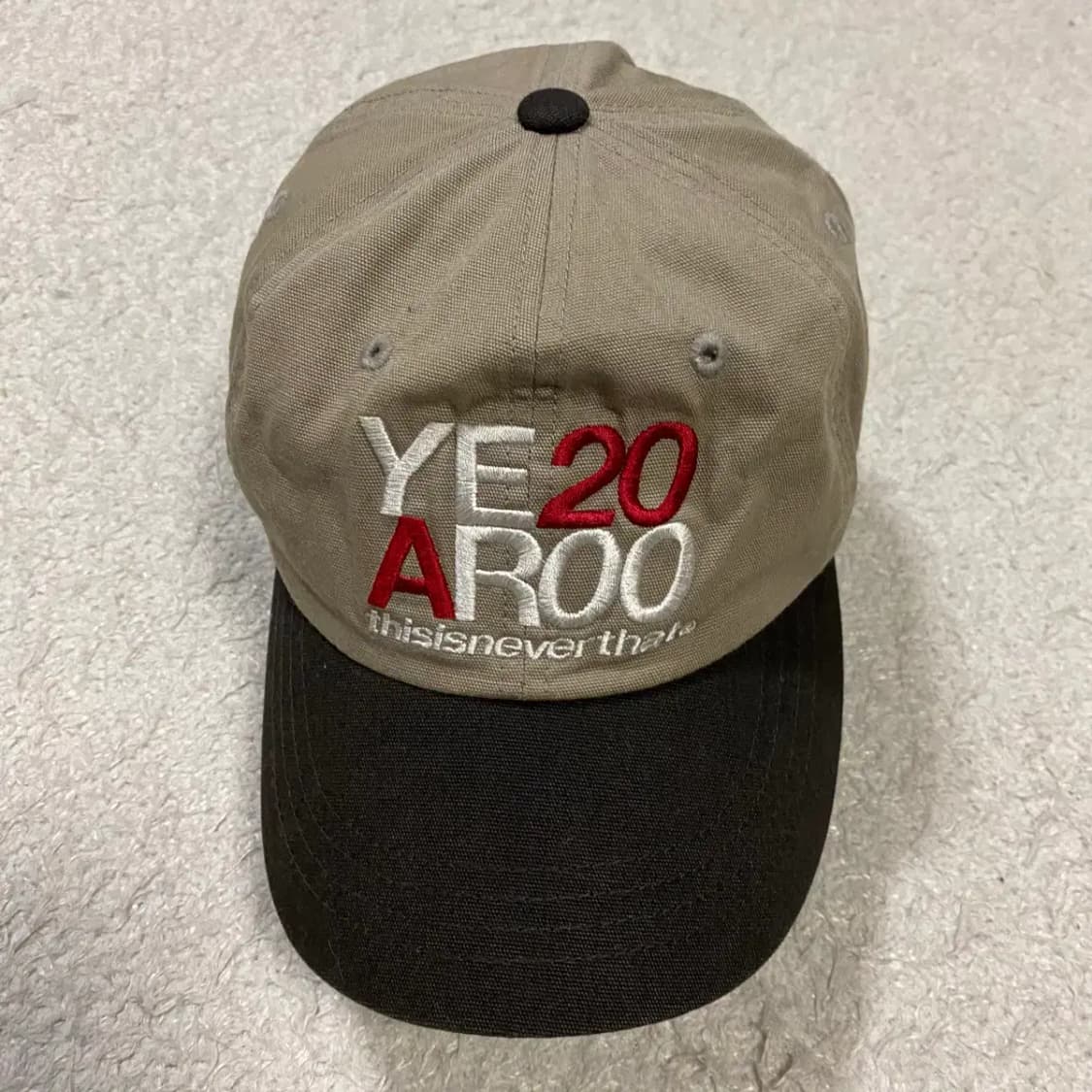 디스이즈네버댓 YE20AROO 볼캡 모자 카키 상품이미지2