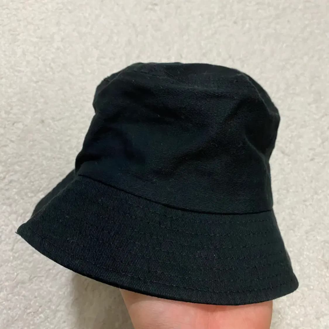 캉골 블랙 버킷햇 모자 상품이미지3