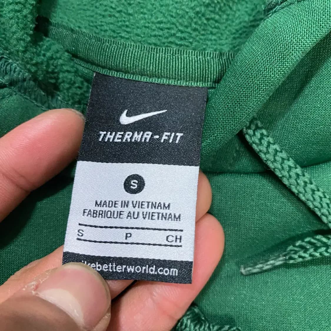 나이키 그린색 후드티 스우시 기모 s 상품이미지3