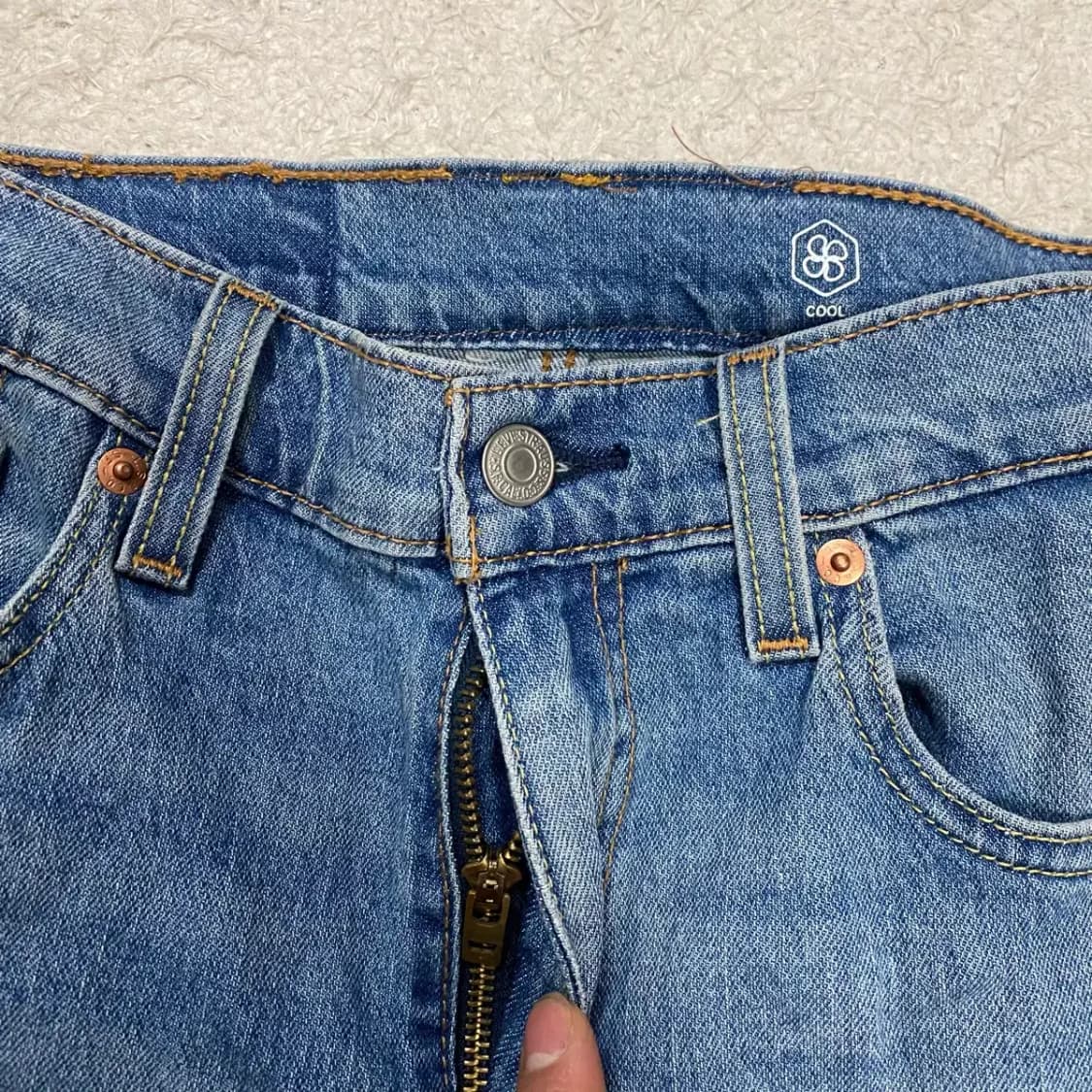 리바이스 502 청바지 데님 팬츠 29인치 상품이미지3