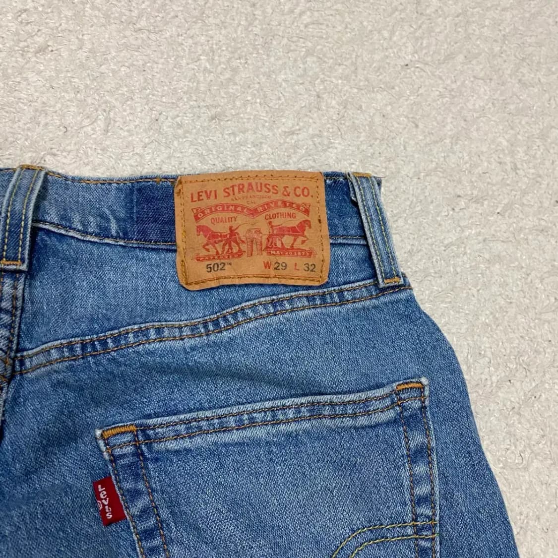 리바이스 502 청바지 데님 팬츠 29인치 상품이미지8