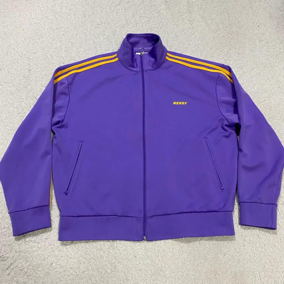 널디 퍼플 트랙탑 져지 m 상품이미지1