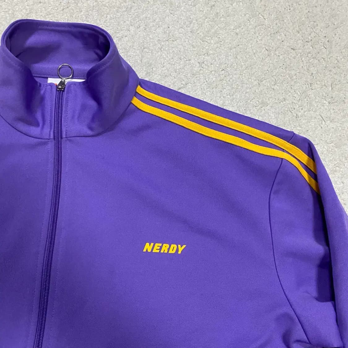 널디 퍼플 트랙탑 져지 m 상품이미지2