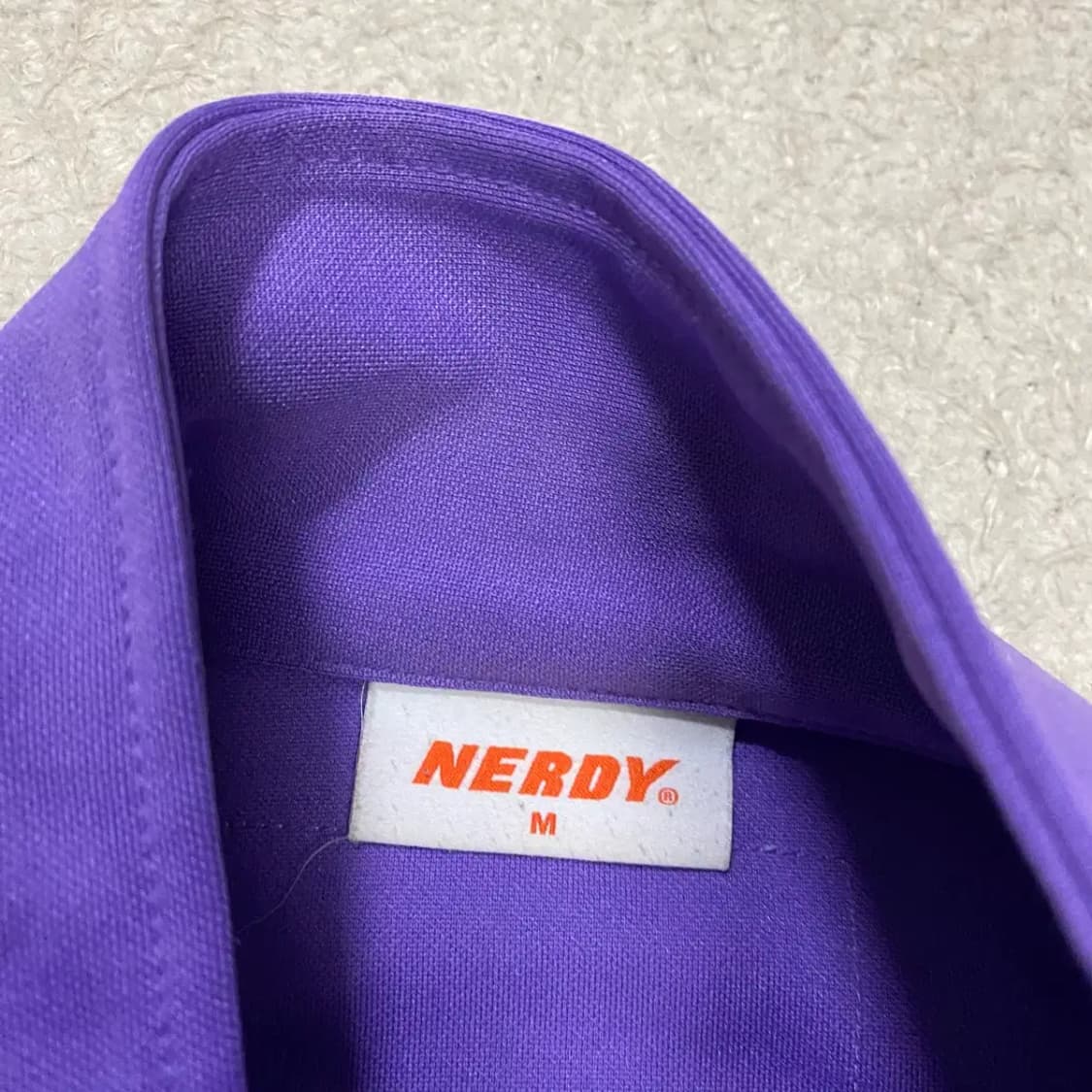 널디 퍼플 트랙탑 져지 m 상품이미지3