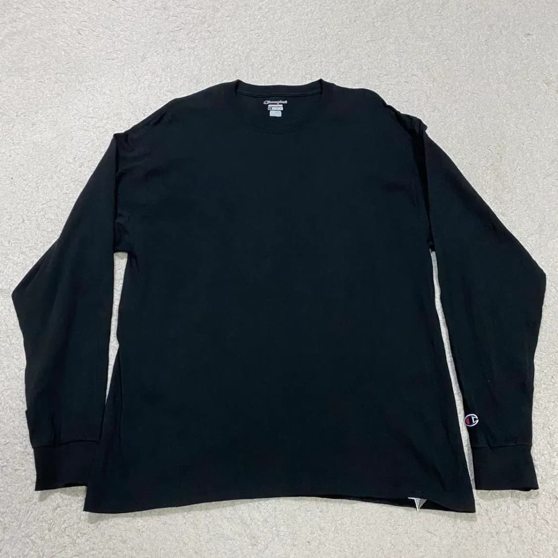 챔피온 블랙 긴팔티 롱슬리브 xl 상품이미지1