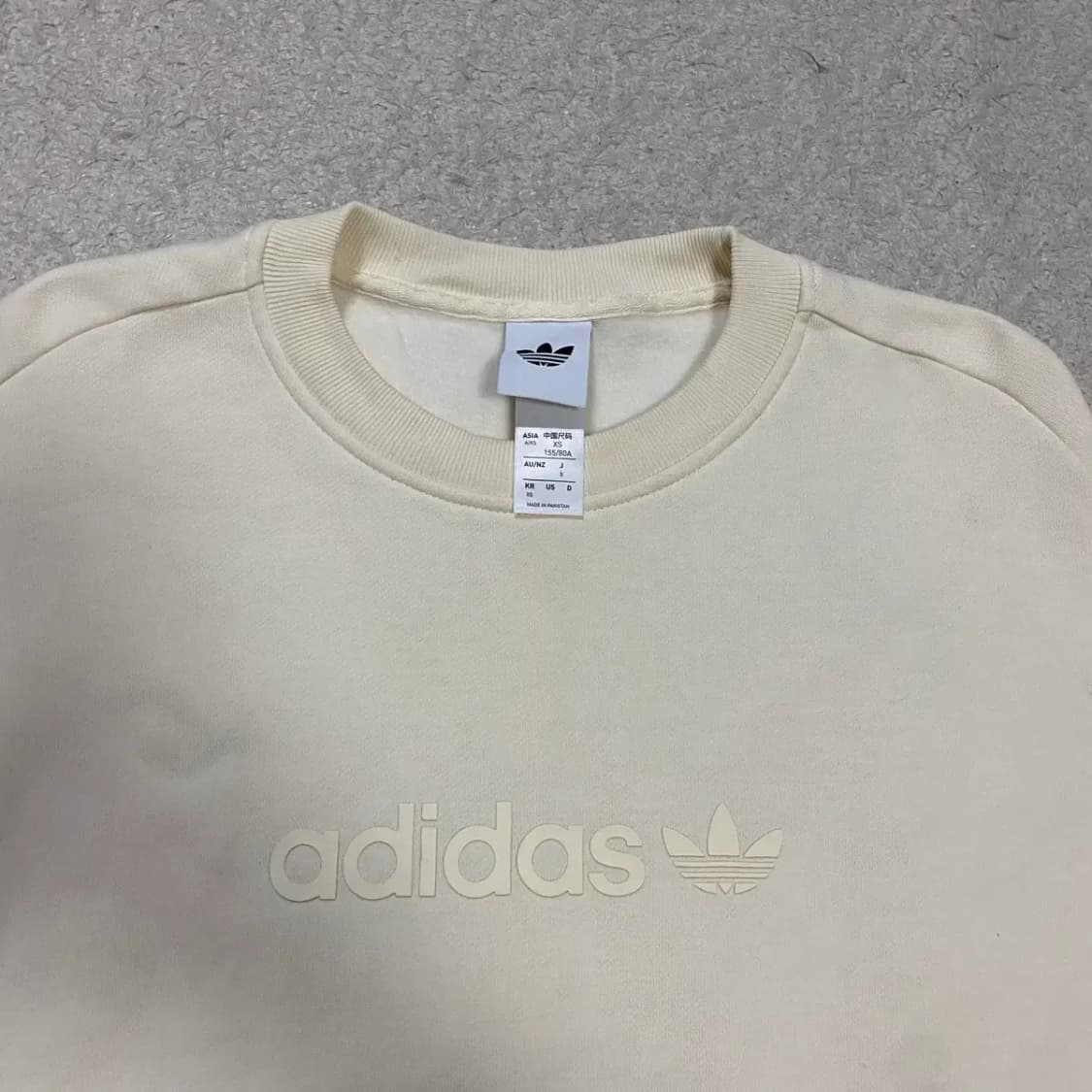 아디다스 맨투맨 기모 여성 xs 상품이미지3