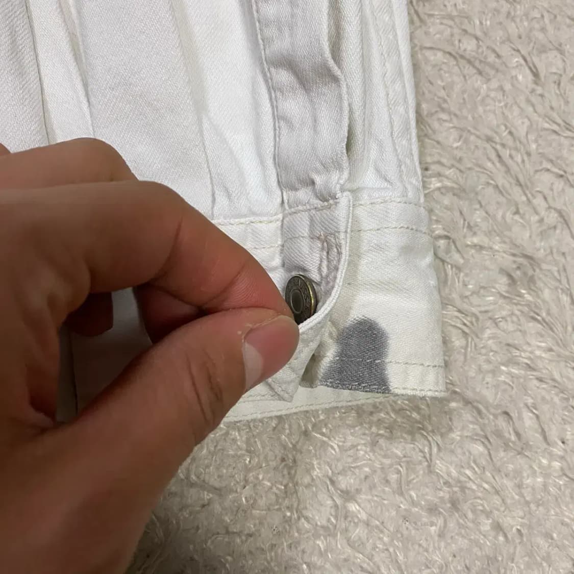 리바이스 화이트 셔츠 남방 긴팔 L 상품이미지3