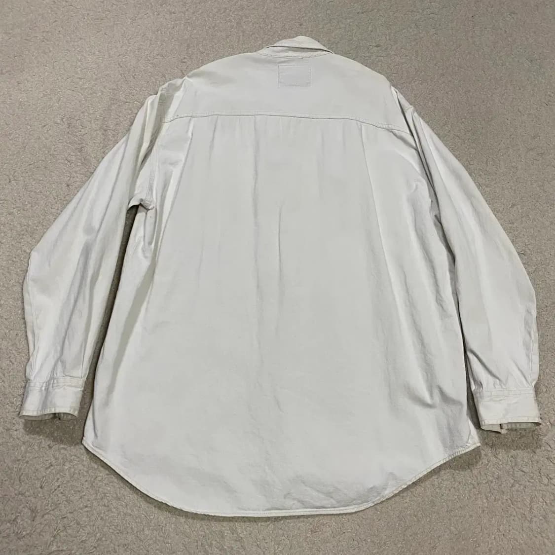 리바이스 화이트 셔츠 남방 긴팔 L 상품이미지7