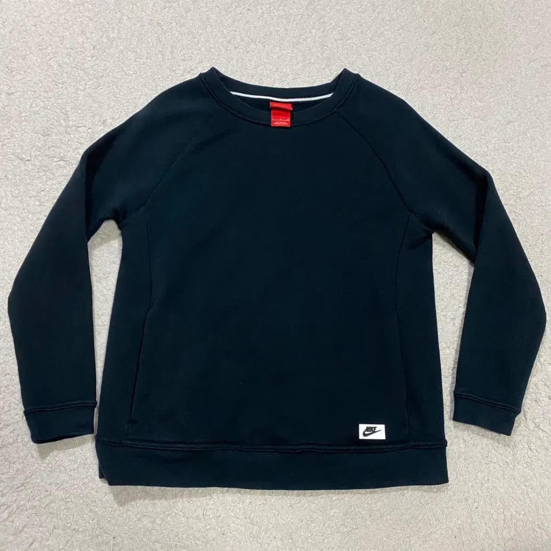 나이키 블랙 맨투맨 티셔츠 여성 s 80 상품이미지1