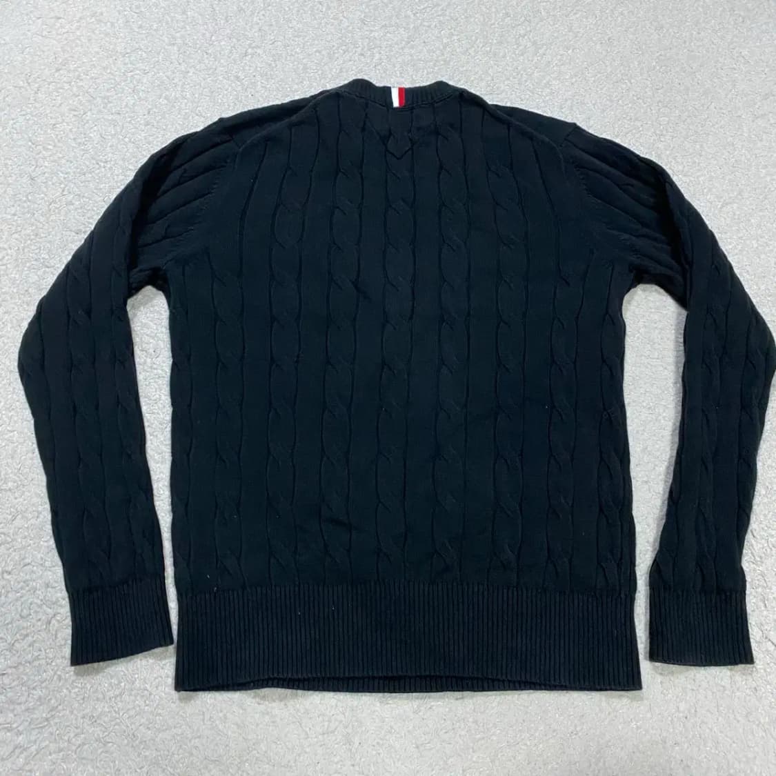 타미힐피거 블랙 케이블 니트 m 상품이미지5