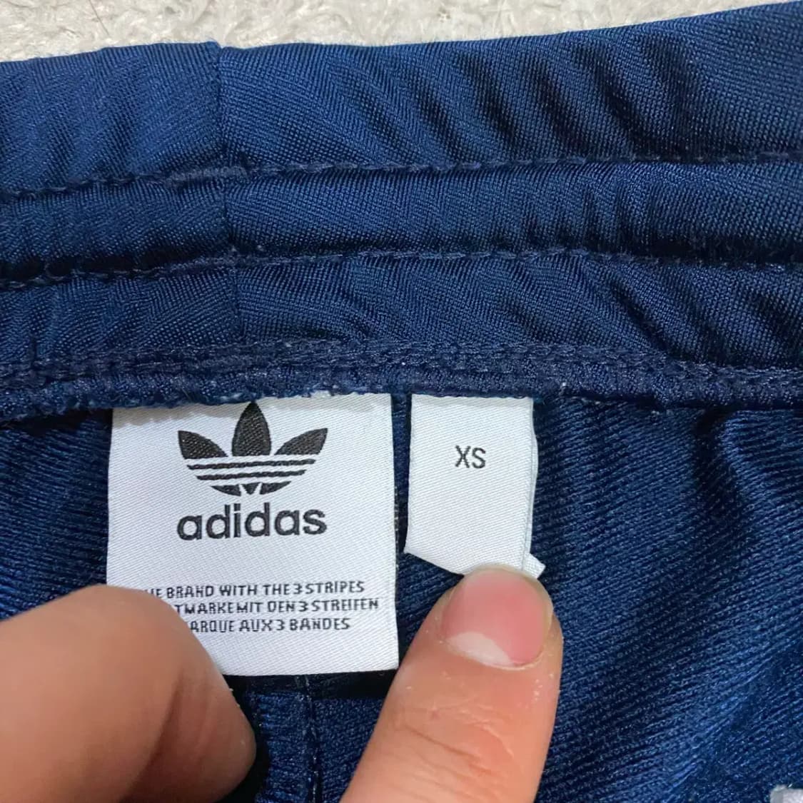 아디다스 삼선 트레이닝 바지 네이비 여성 xs 상품이미지3