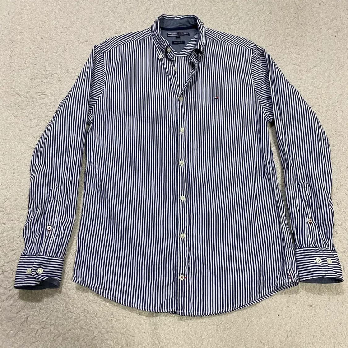 타미힐피거 스트라이프 긴팔 셔츠 xs 상품이미지1